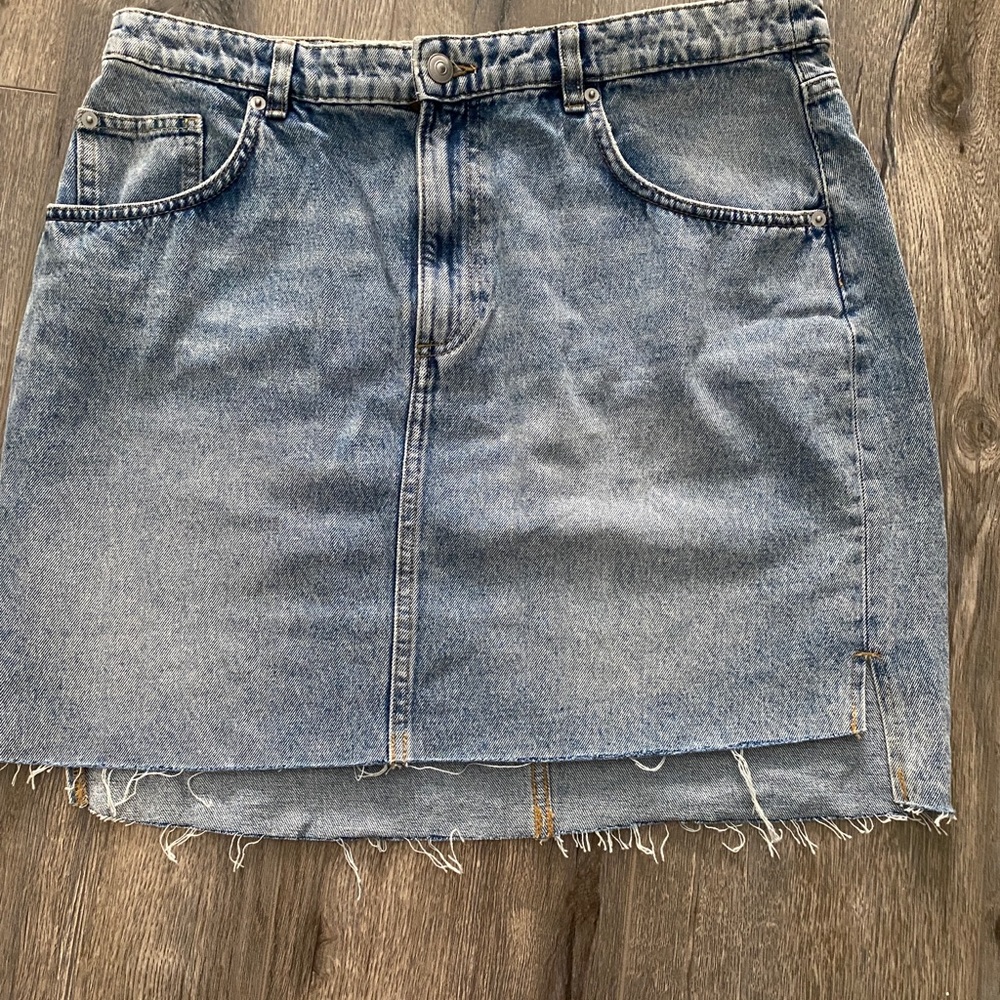 Jean Skirt (soft stretchy flattering lightweight)
